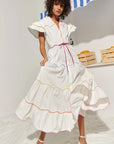BABA VOYAGER DRESS-WHITE