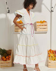 BABA VOYAGER DRESS-WHITE
