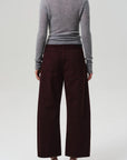 AYLA CARGO PANT-MAHOGANY