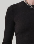 BINA CREWNECK-BROWN