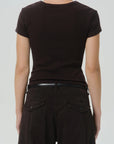 NELLO T-SHIRT-CHOCOLATE