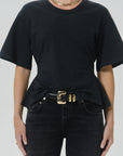 REWORK MENS TEE-WASHED BLACK