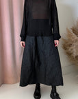 CREPE LAYERED BLOUSE