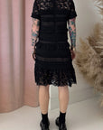 TIERED RUFFLE DRESS