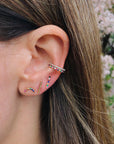 GOLD BAR STUD-YELLOW GOLD