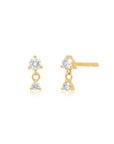 PRONG DANGLE STUD