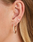 PRONG DANGLE STUD