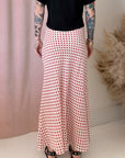 SILK POLKA SKIRT