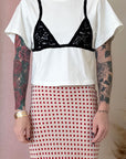 TOMMY TEE-BLACK BRA
