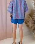 ROSIE BLOUSE-STRIPE