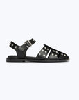 CRYSTAL SERA SANDAL-BLACK