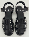 CRYSTAL SERA SANDAL-BLACK