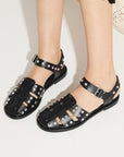 CRYSTAL SERA SANDAL-BLACK