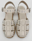 CRYSTAL SERA SANDAL-BONE