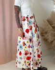 PRINTED PAISLEY PANTS