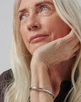 GIA BANGLE-SILVER