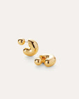 TOME MEDIUM HOOPS-GOLD