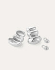 NON-STOP EARRINGS-SILVER