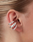 TOME TRIPLE EAR CUFF-SILVER