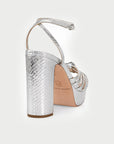 RIVKA PLATFORM SANDAL-SILVER