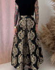 GALE SKIRT-BROCADE