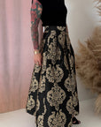 GALE SKIRT-BROCADE