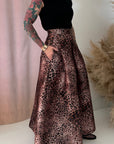 GALE SKIRT-LEOPARD