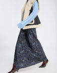 BARDOT SKIRT-CHARCOAL