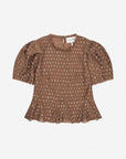 BROWN BLOUSE