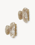 TWIN CLAW CLIPS-SAND SHELL