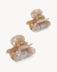 TWIN CLAW CLIPS-SAND SHELL