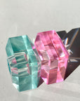 DIAMOND CANDLE HOLDER-PINK