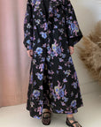 FLORAL JACQUARD COAT
