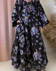 FLORAL JACQUARD DRESS