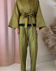 SATIN KIMONO JACKET