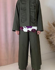 RUFFLE MILITARY JACKET