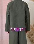 RUFFLE MILITARY JACKET