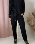 RUFFLE TECH BLOUSE