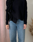 RUFFLE TECH BLOUSE