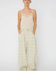 CHECKED PANTS