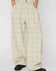 CHECKED PANTS