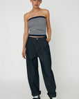 SCALLOP DENIM PANT