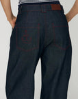 SCALLOP DENIM PANT