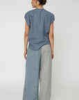 SPLIT SUITING PANT BLUE