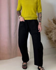 FITTED CREW SWEATER