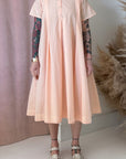 DOLLS DRESS-ORANGE