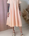 DOLLS DRESS-ORANGE
