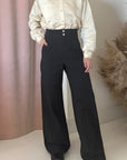 FLARE PANT-BLACK