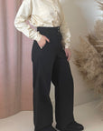 FLARE PANT-BLACK