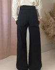 FLARE PANT-BLACK
